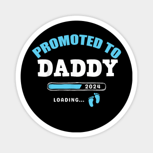 Promoted To Daddy Est 2024 Magnet